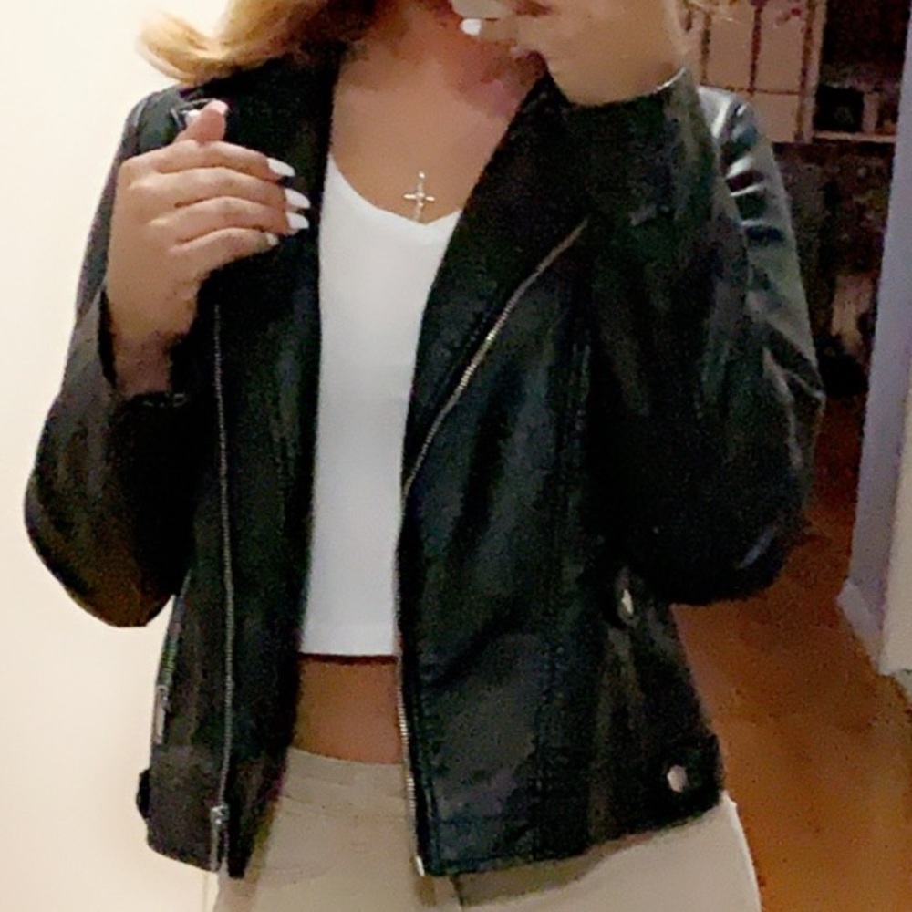 Leather jacket